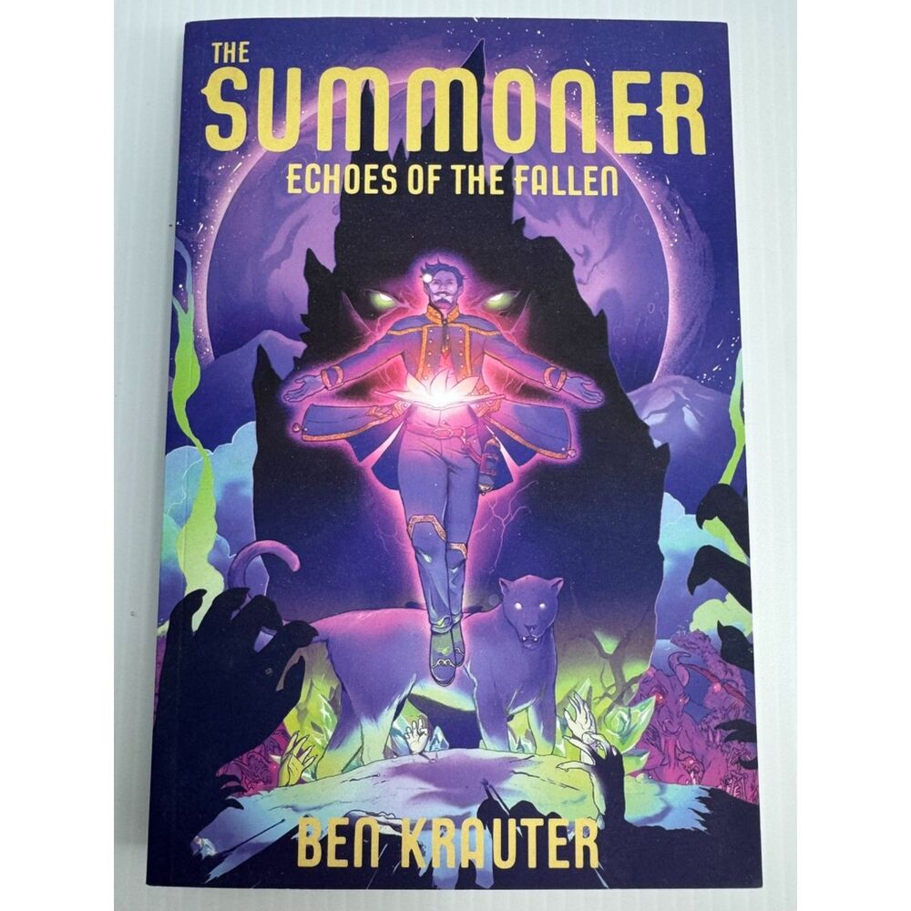 NEW First Ed. Signed The Summoner Echoes of the Fallen by Ben Krauter Book One